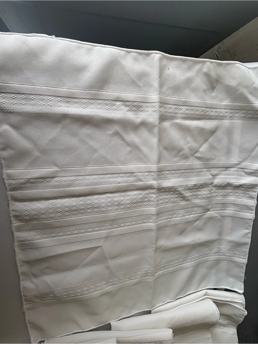 White Embroidered Table napkins- 6 Pieces